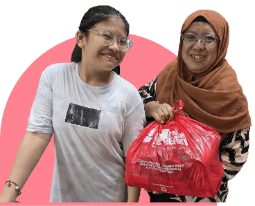 Food packs distributed